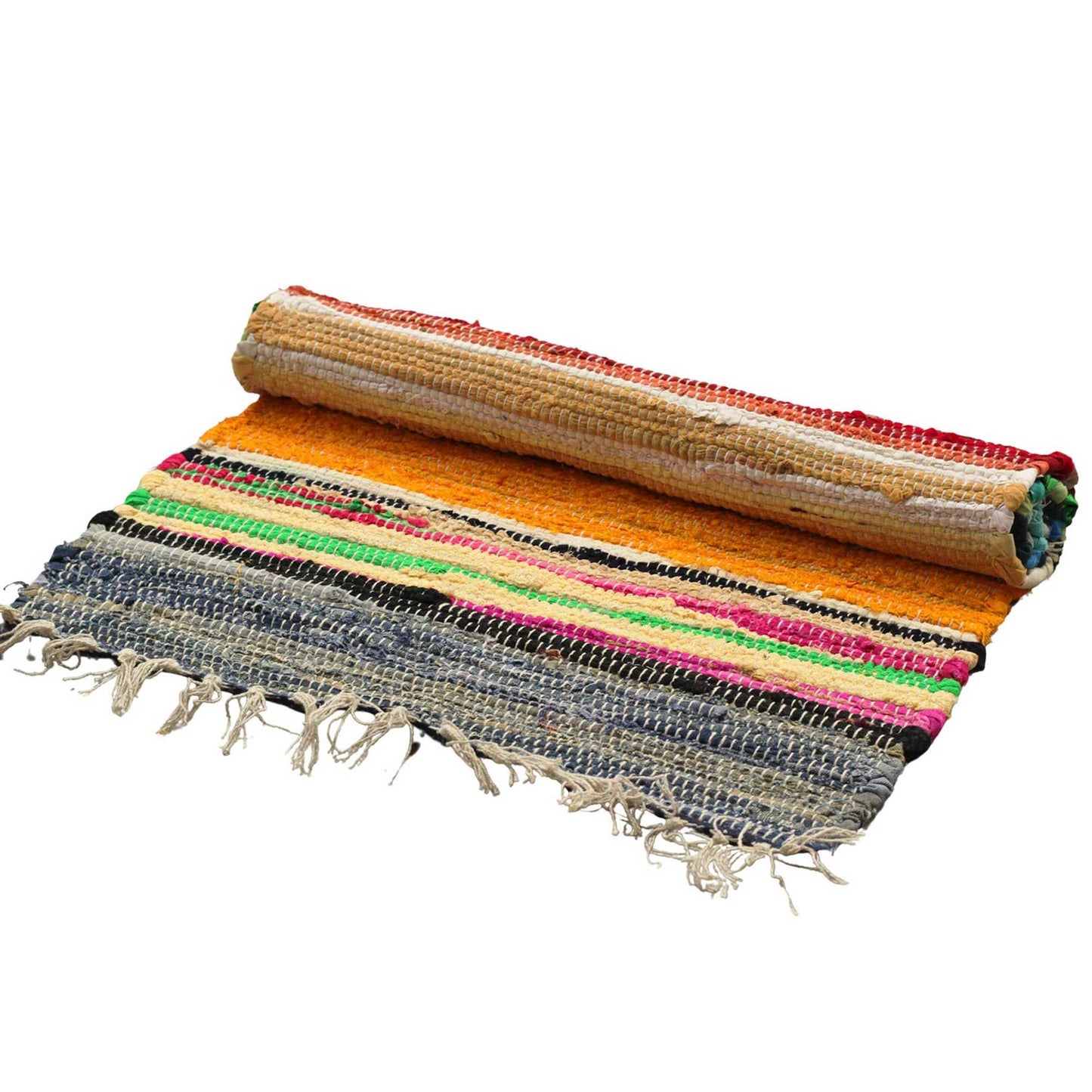 Room Rag Rug - 150x200cm - Premium Quality - Rainbow Colours