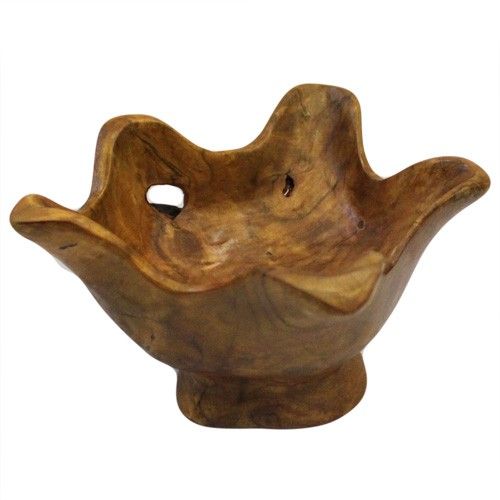 Teak Small Round Bowl