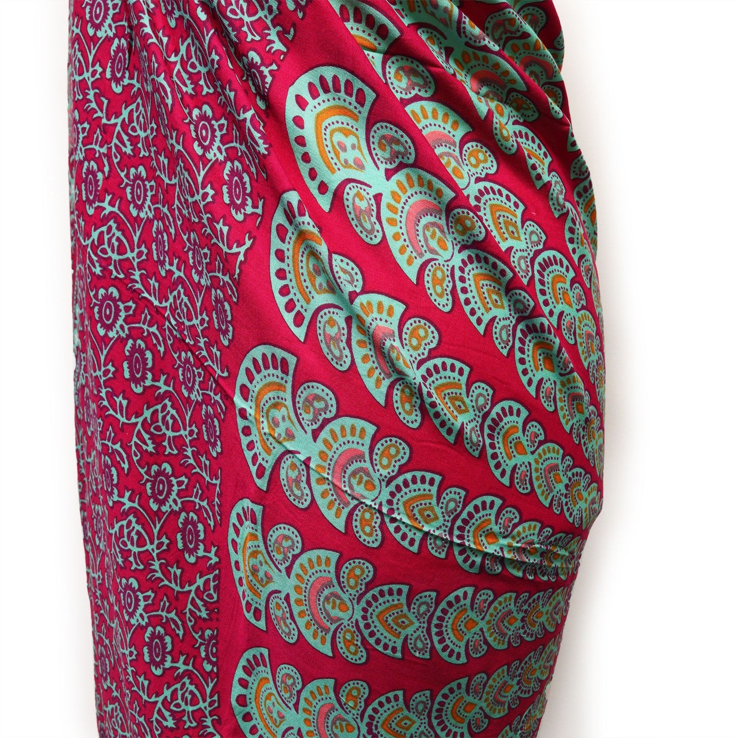 Teal Purple Mandala Sarong