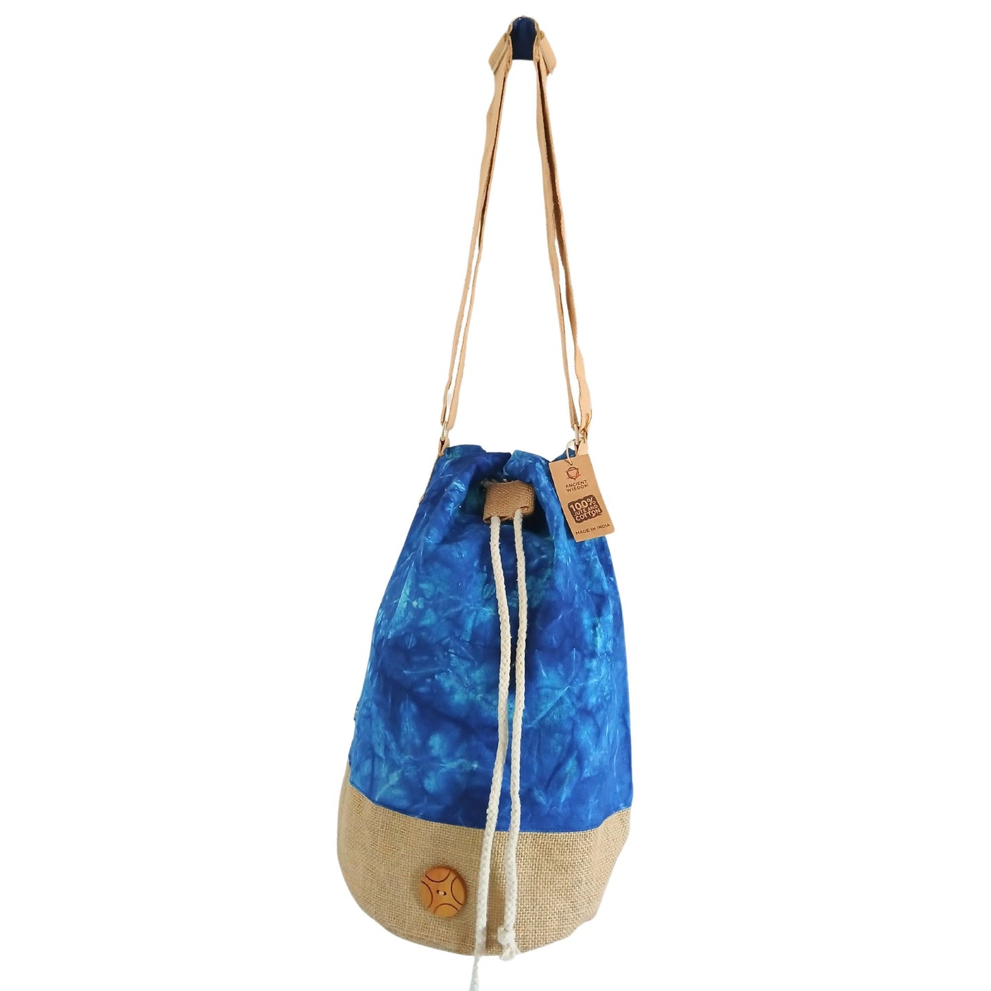 All Natural Backpack - Blue Stonewash - Mandala
