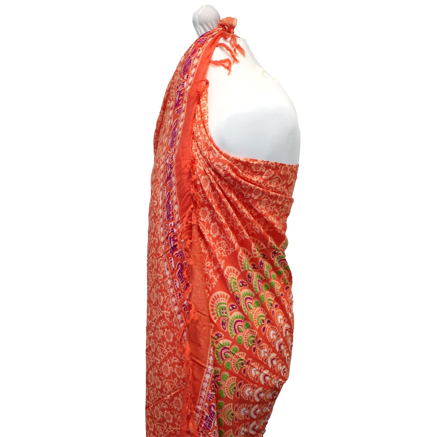 Pink Rose Mandala Sarong
