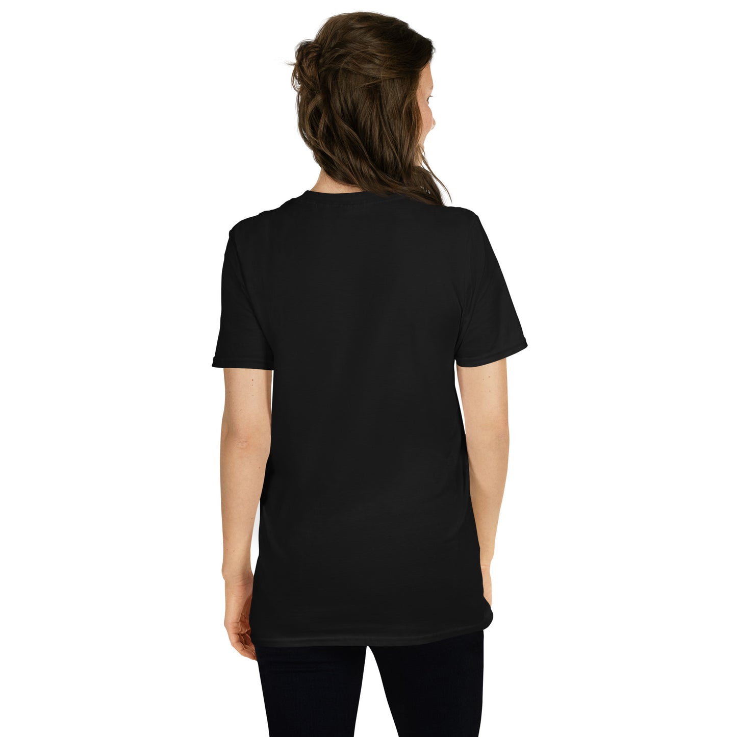 Women's Short Sleeve Cotton T-Shirt - Halloween Witch