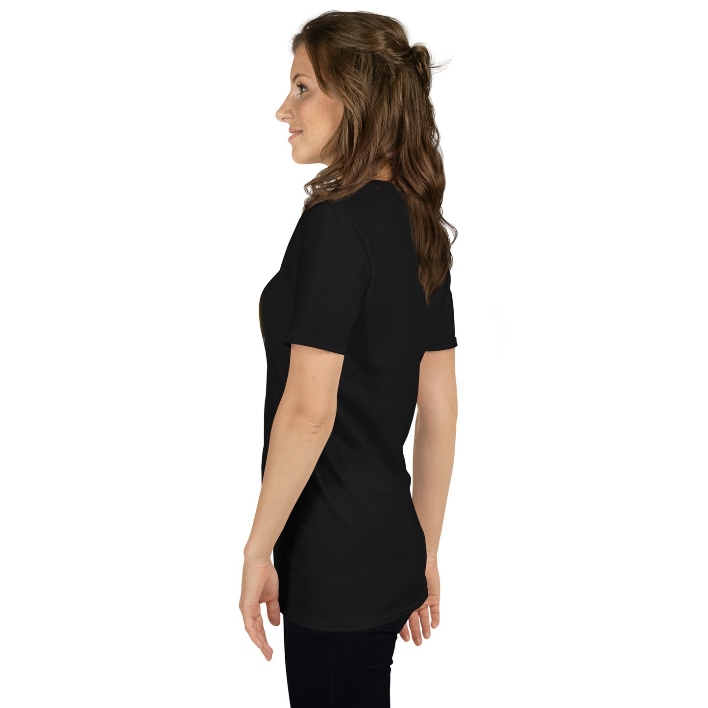 Women's Short Sleeve Cotton T-Shirt - Halloween Witch