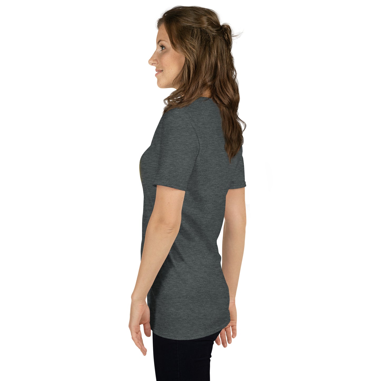 Women's Short Sleeve Cotton T-Shirt - Halloween Witch