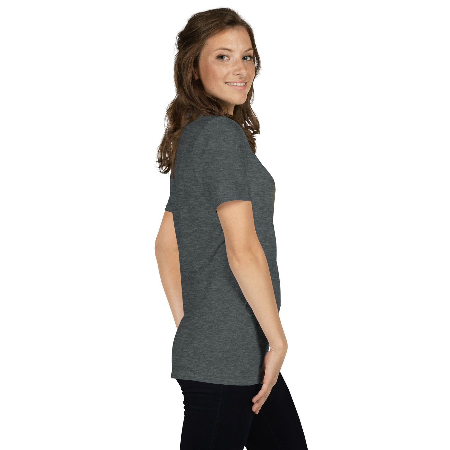 Women's Short Sleeve Cotton T-Shirt - Halloween Witch