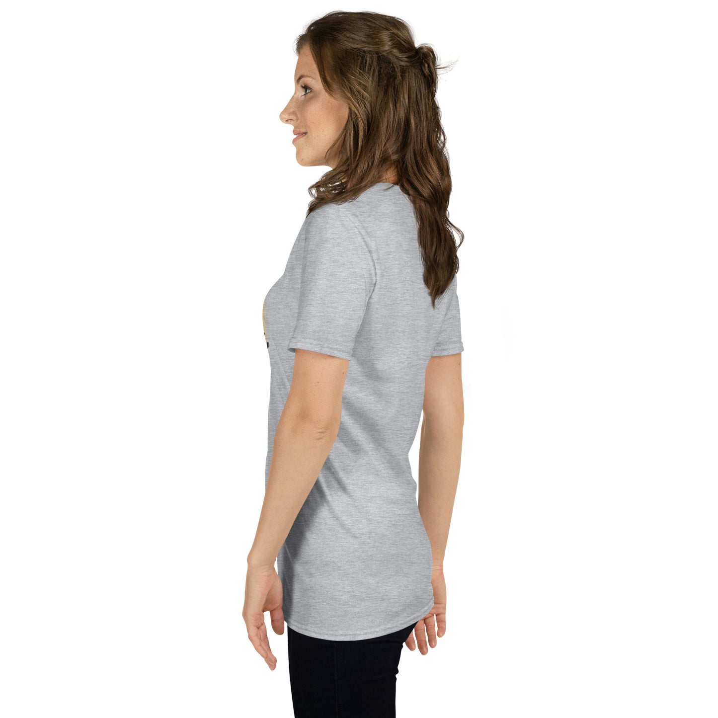 Women's Short Sleeve Cotton T-Shirt - Halloween Witch