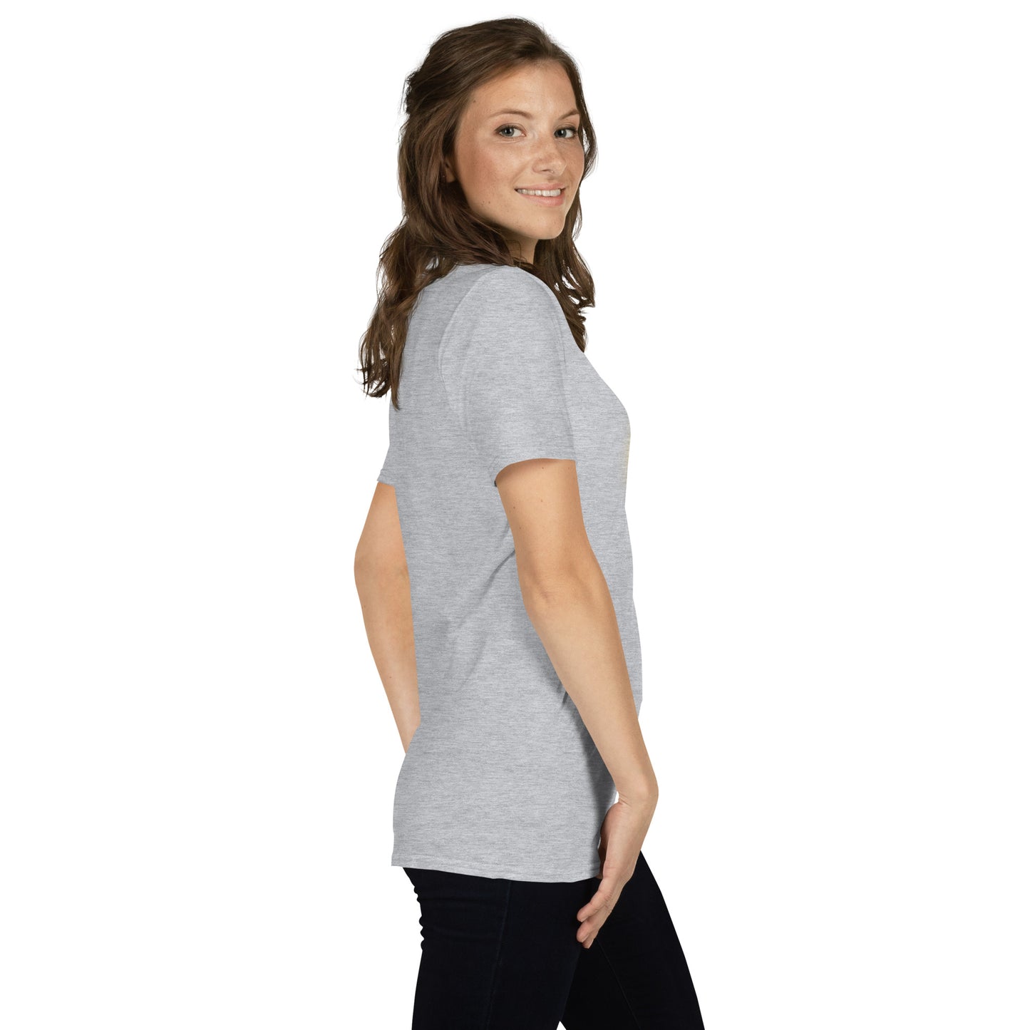 Women's Short Sleeve Cotton T-Shirt - Halloween Witch