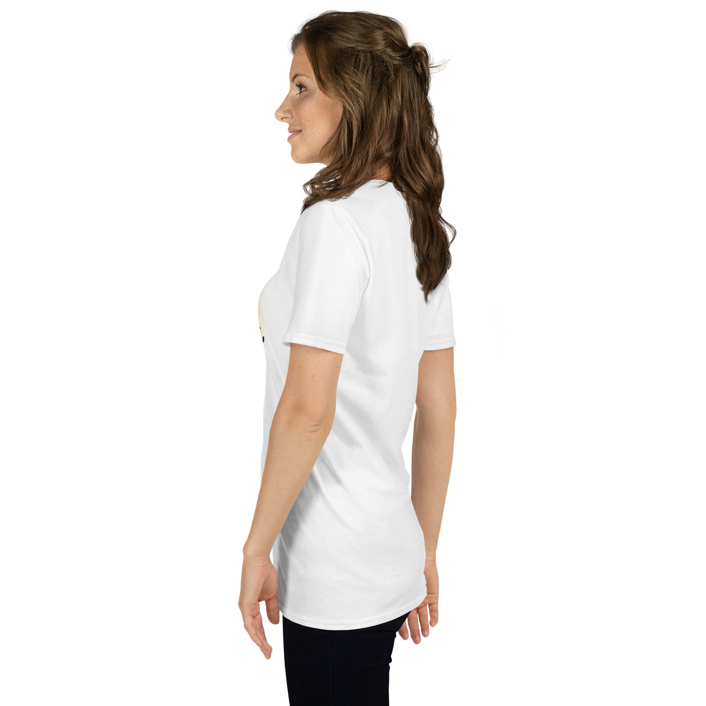 Women's Short Sleeve Cotton T-Shirt - Halloween Witch