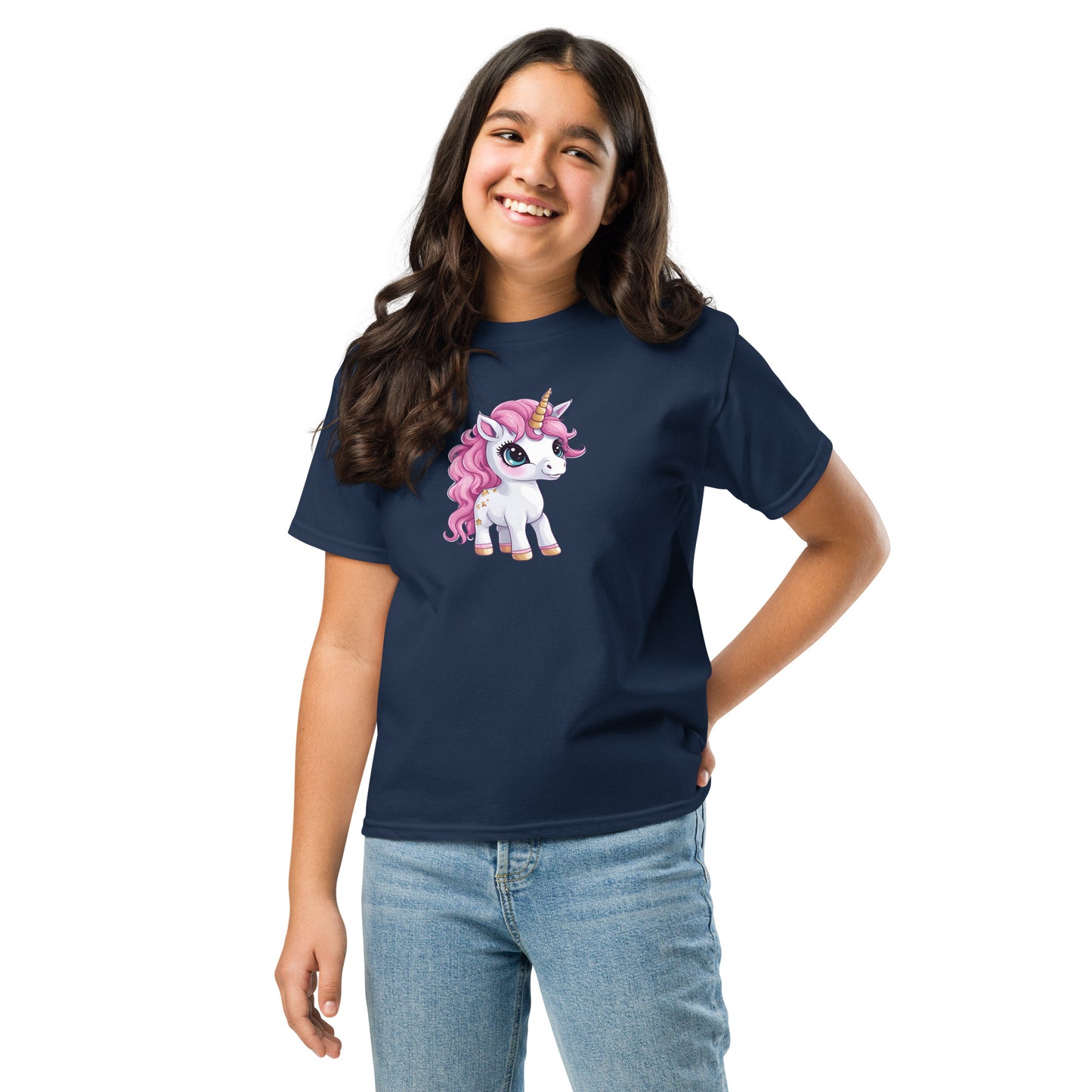 Youth Cotton Rich Classic T-Shirt - Unicorn