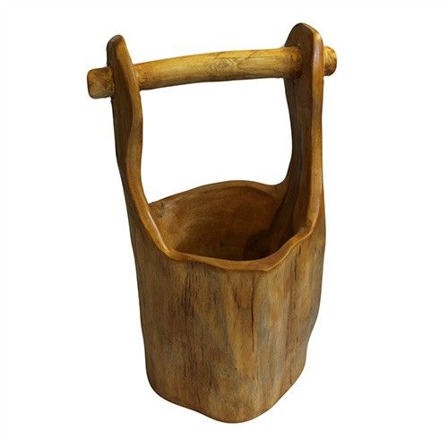 Teak Well Buckets approx 28cm