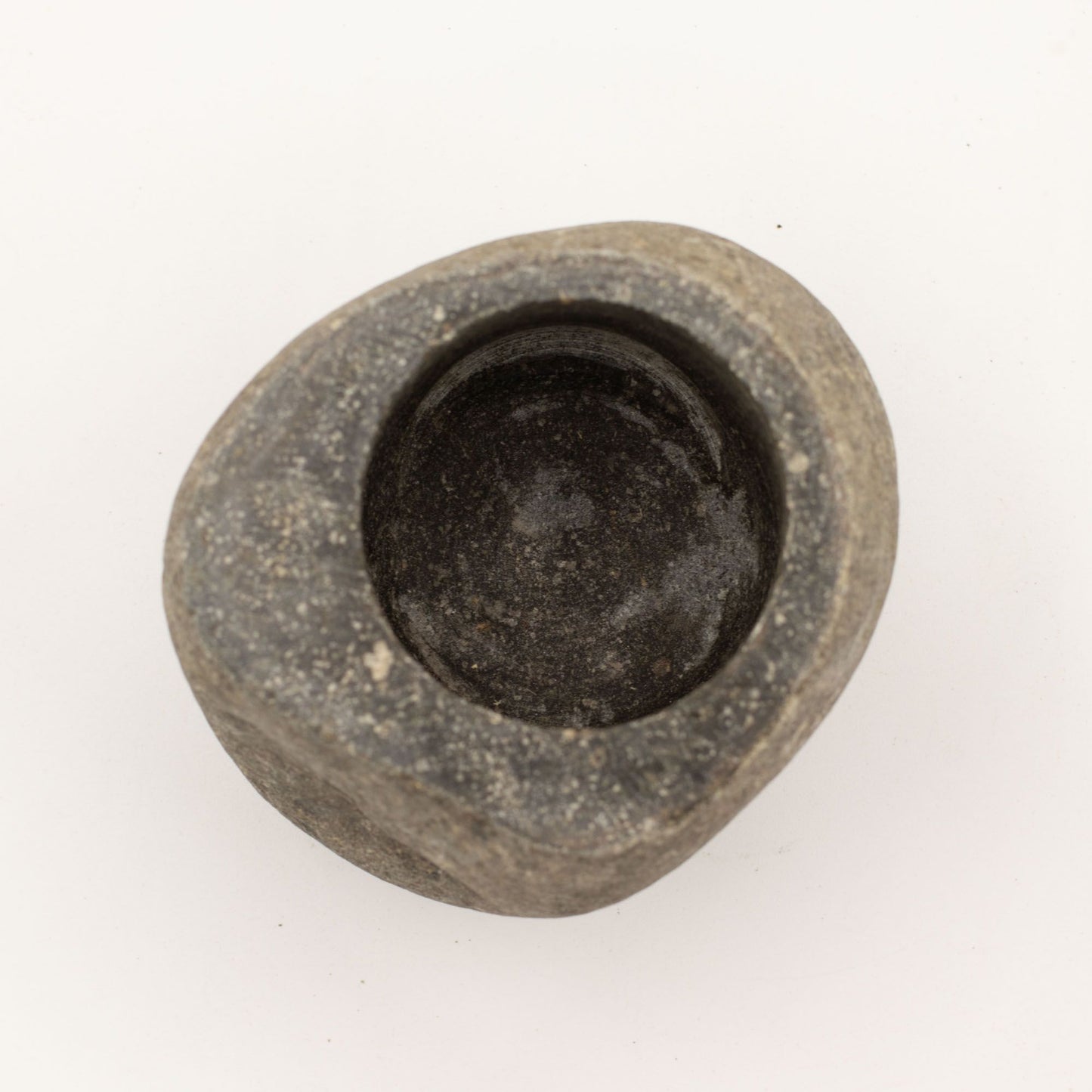 Natural Riverstone Decorative Pestle & Mortar - Medium (approx 12x8cm)