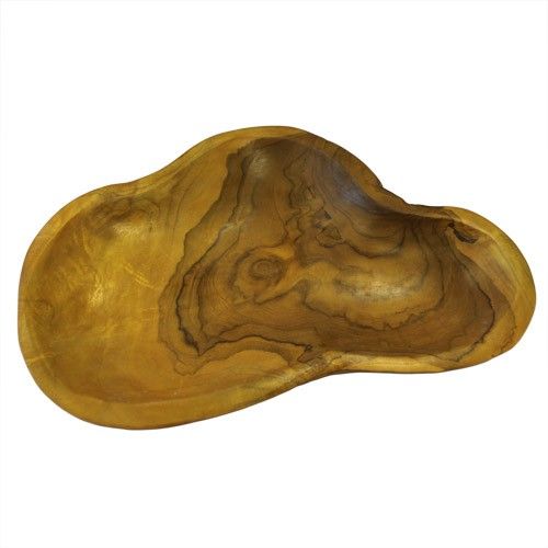 Teak Classic Bowl approx 27cm