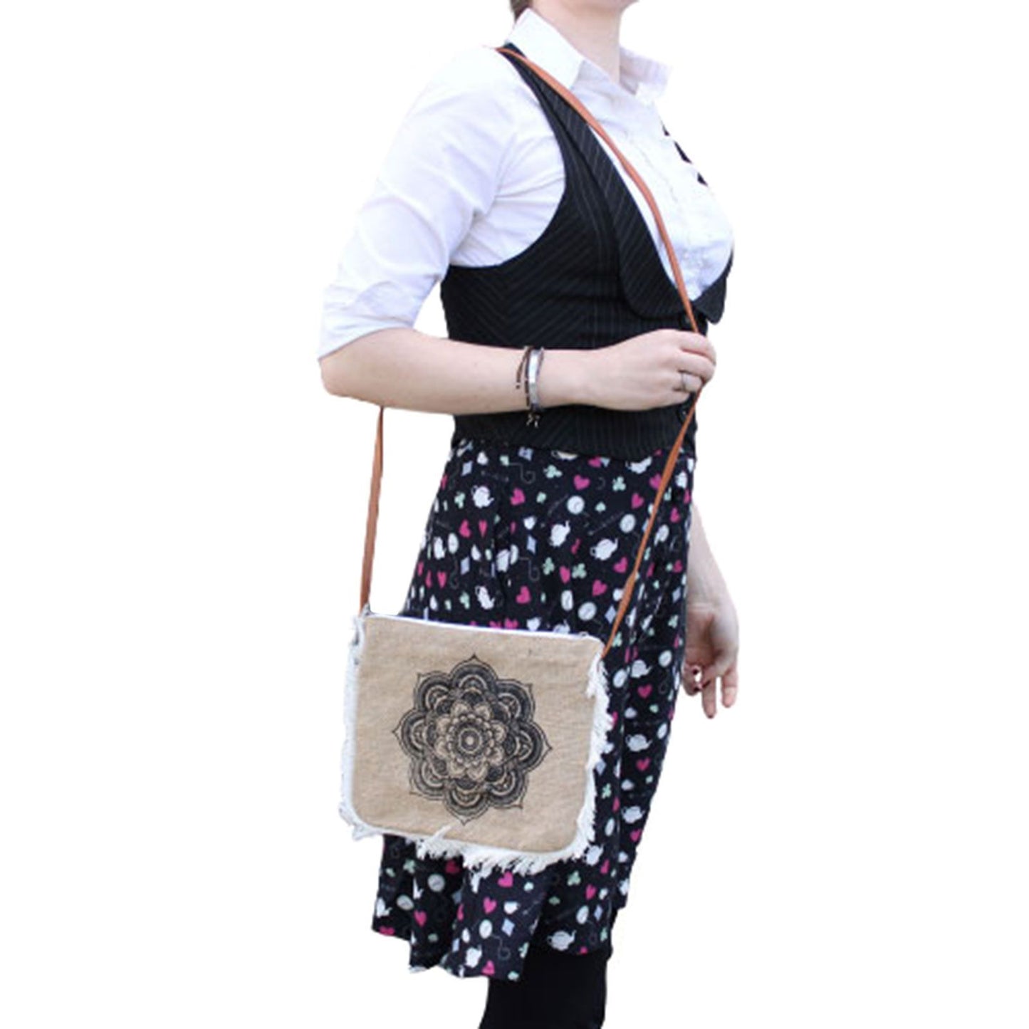 Fab Fringe Bag - Mandala Print