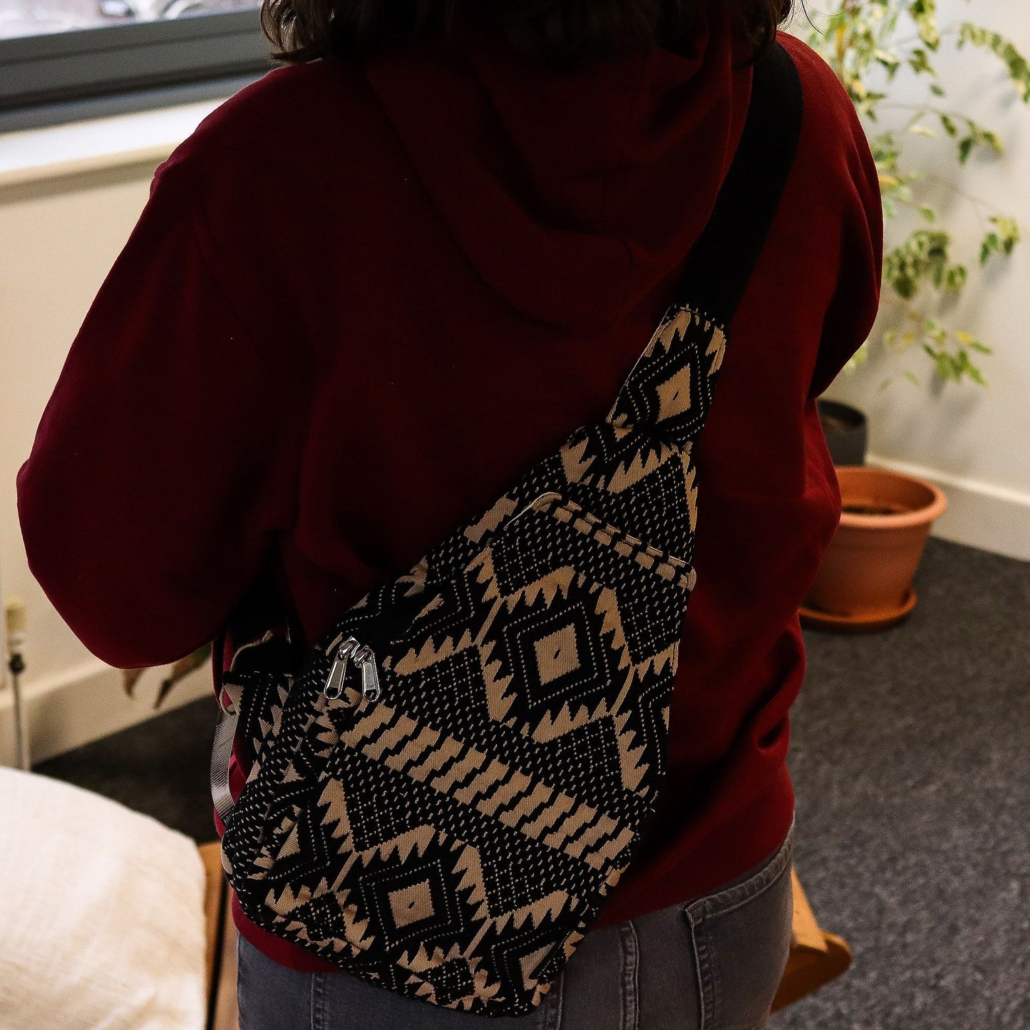 Jacquard Natural Bags - Desert Loom - Cross Bag