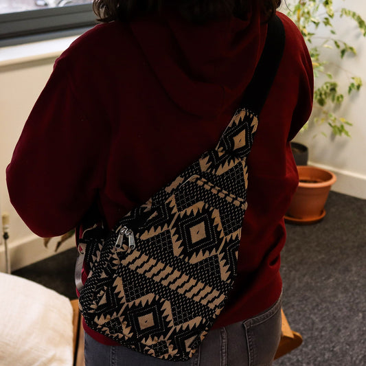 Jacquard Natural Bags - Desert Loom - Cross Bag