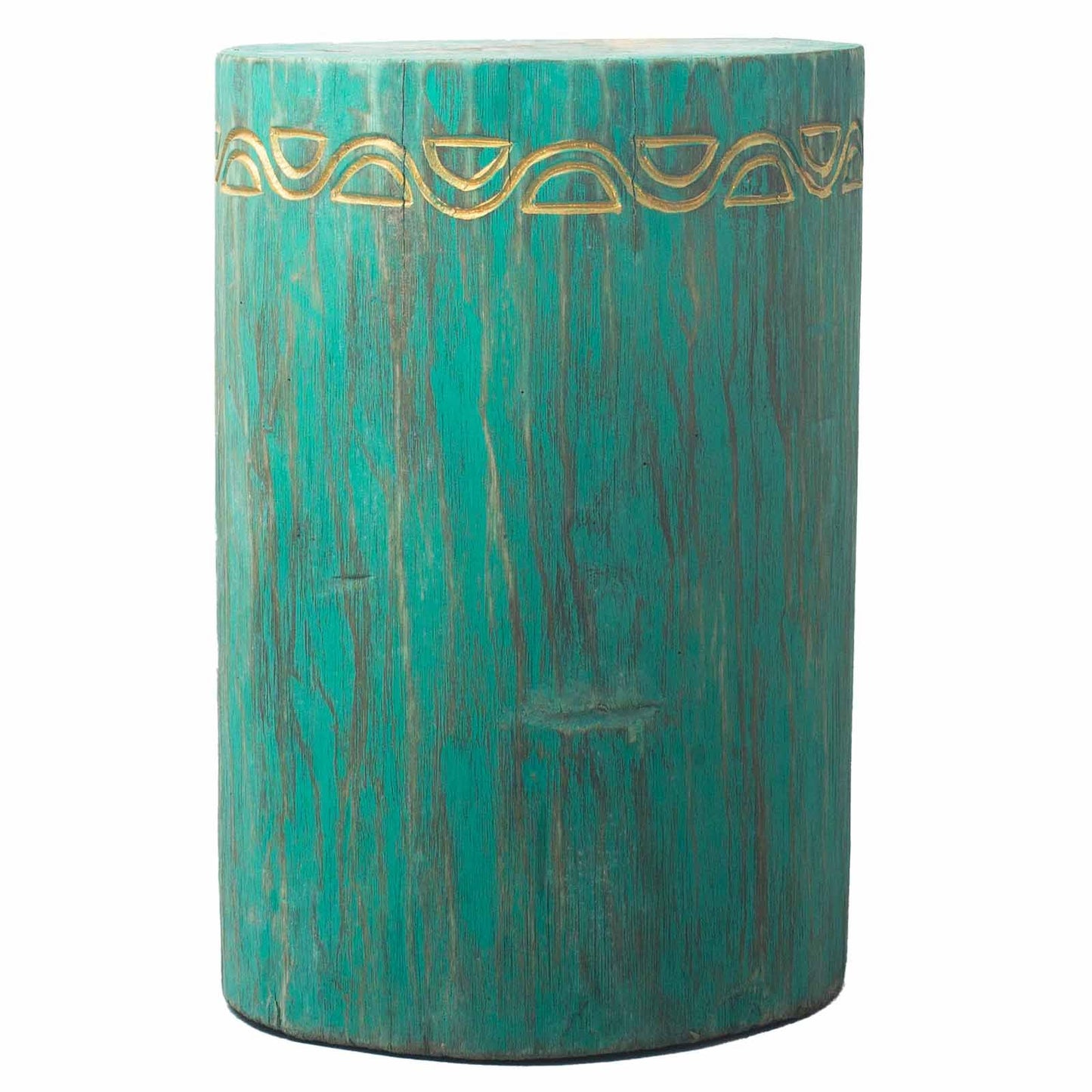 Tribal Plant Stand - Albasia - Turquoise