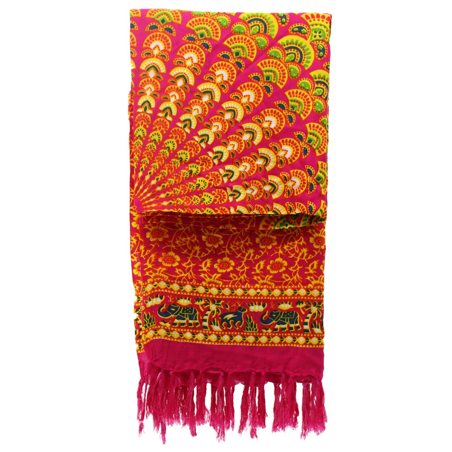 Ruby Lime Mandala Sarong