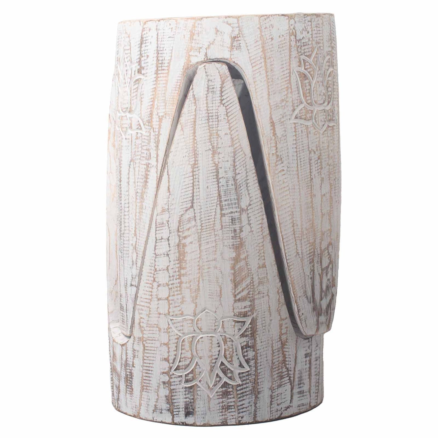Interlocking Table/Stool - Set of 2 - Large Whitewash