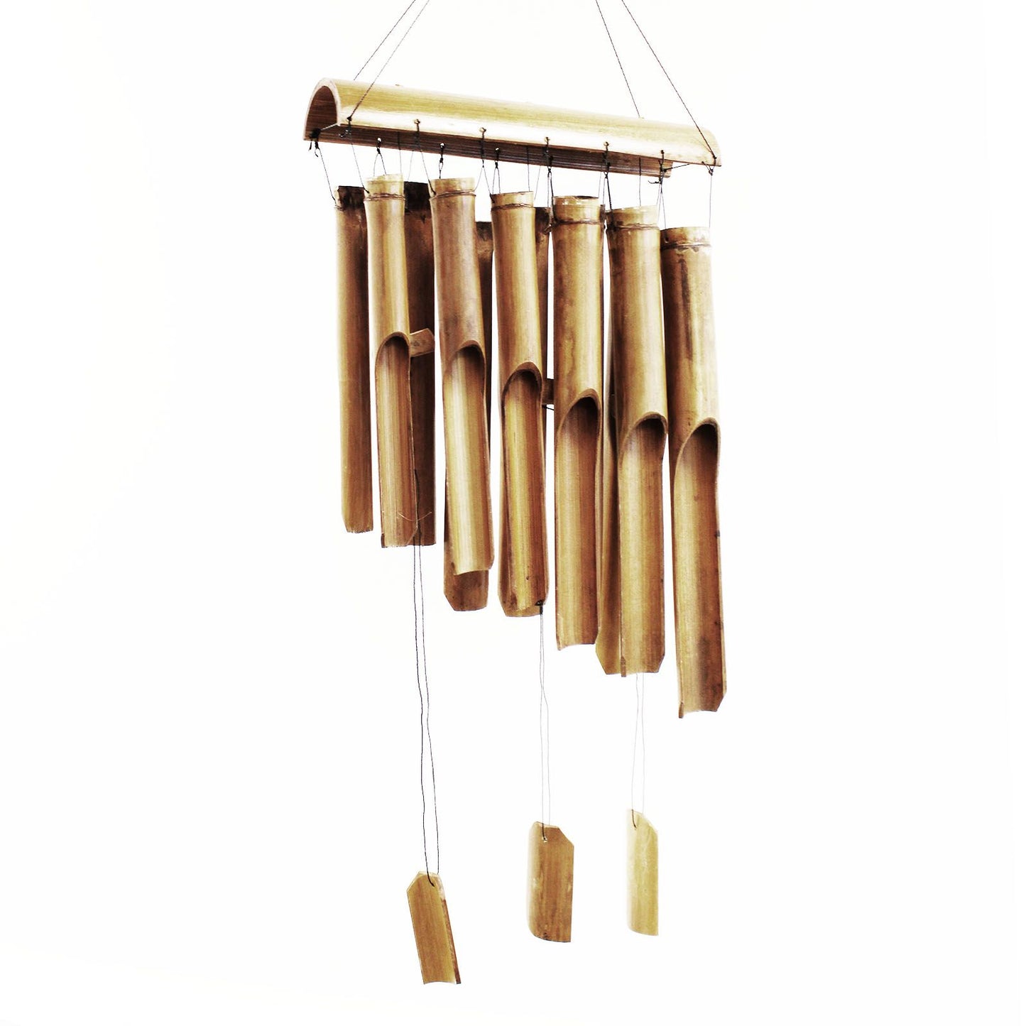 Handmade Bamboo Wind Chime 12 Large Tubes – 130cm Garden Décor