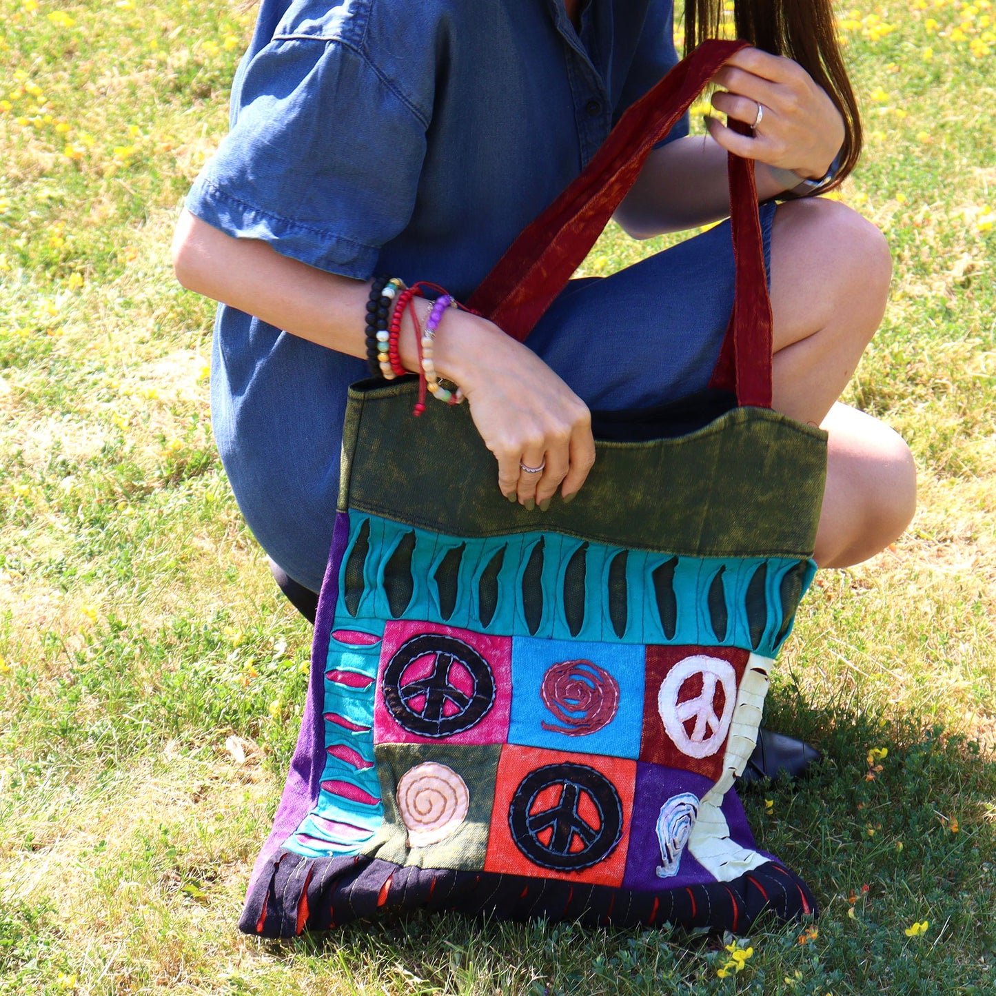 Classic Peace Skirt Bag