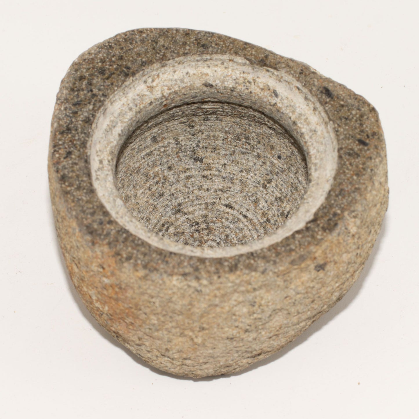 Natural Riverstone Grounding Pot - Medium (approx 12x8cm)
