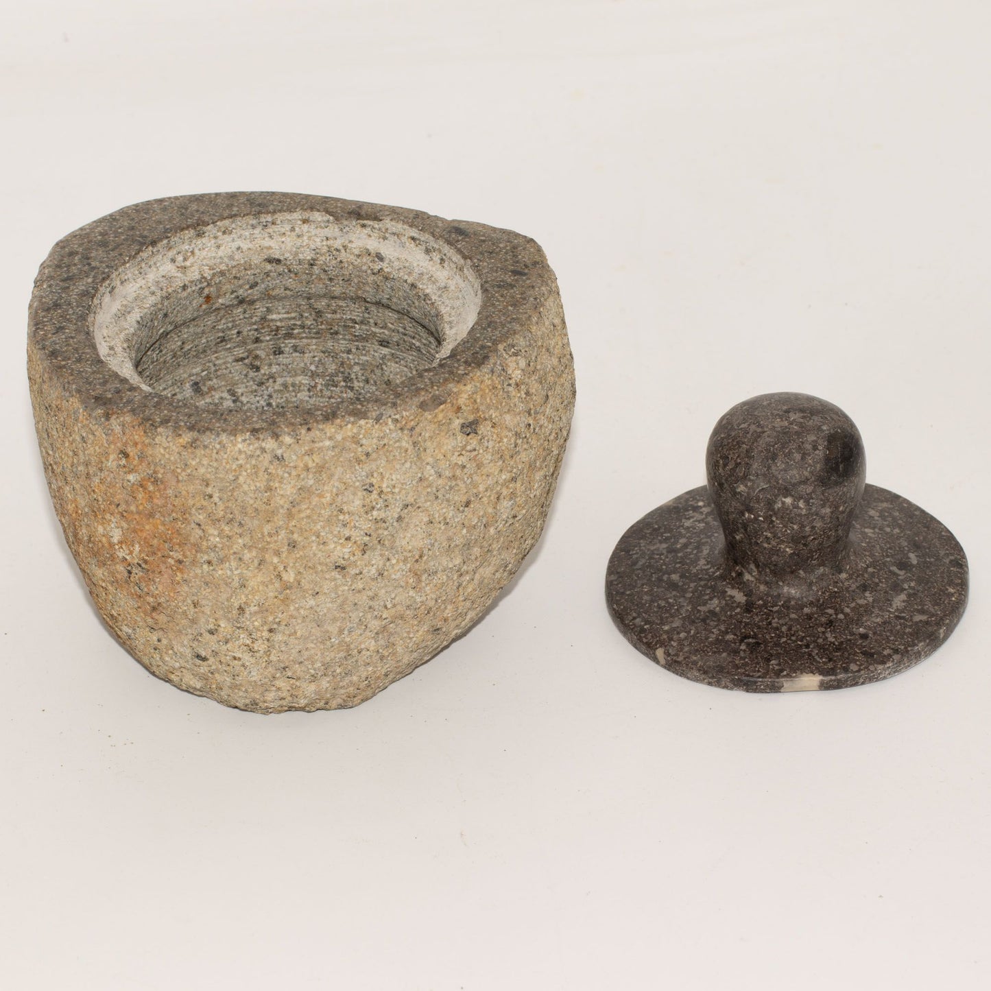 Natural Riverstone Grounding Pot - Medium (approx 12x8cm)