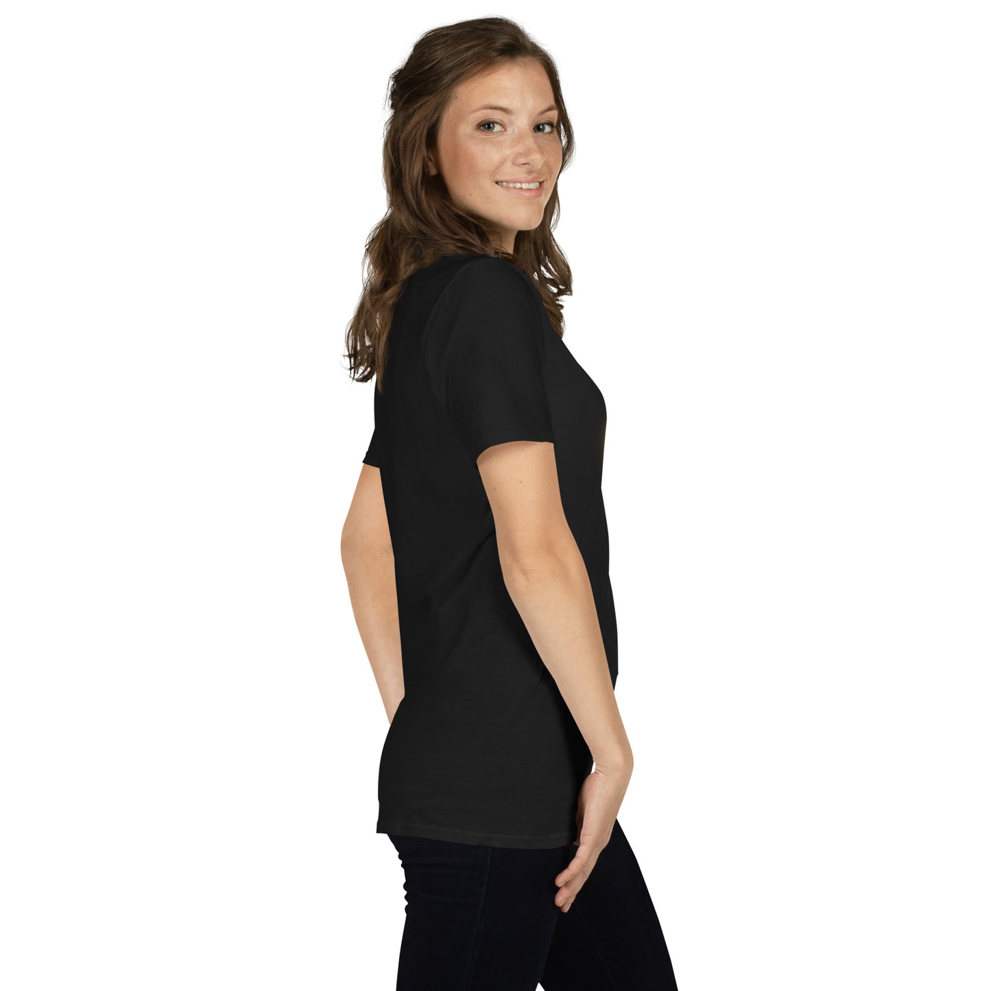 Women's Short Sleeve Cotton T-Shirt - Halloween Witch