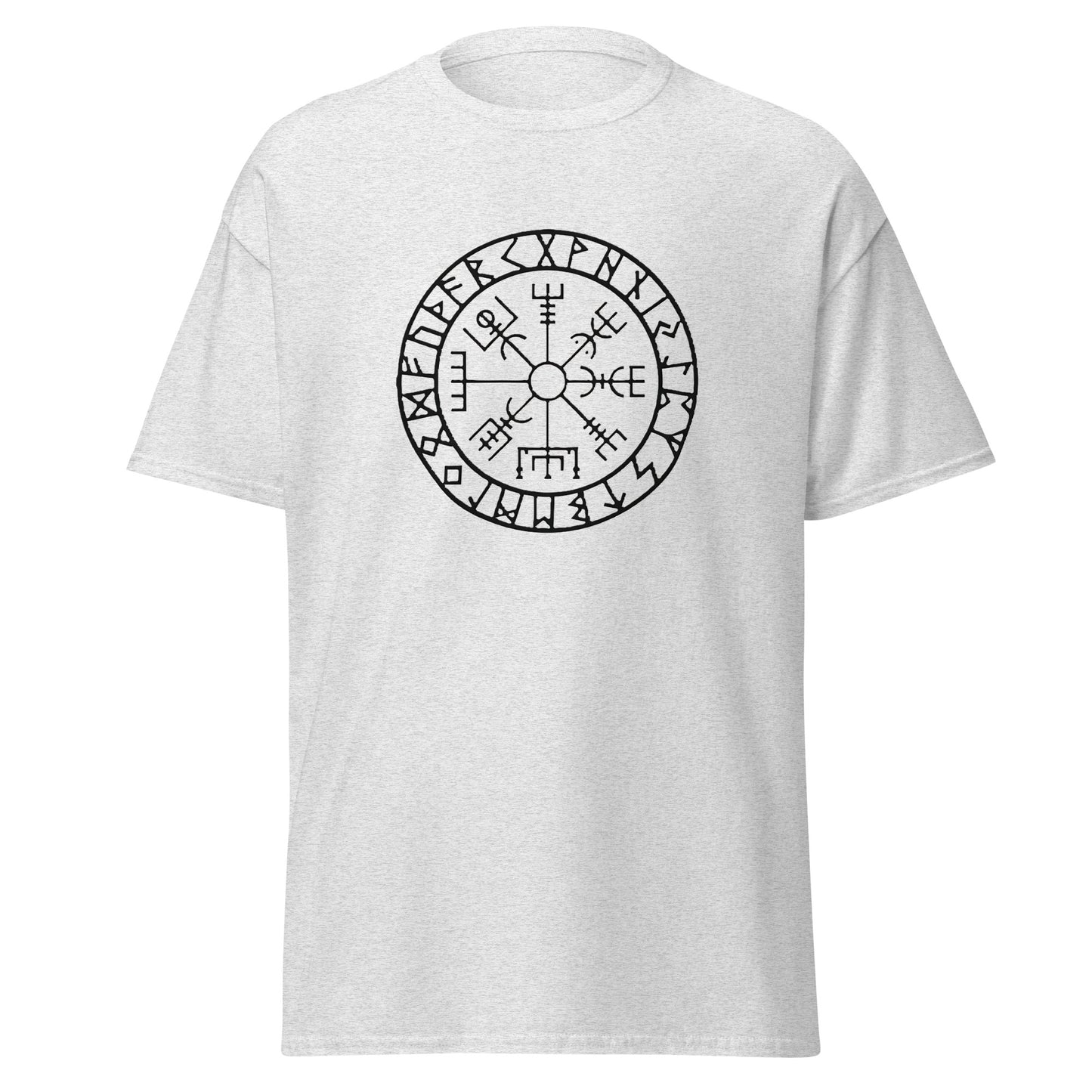 Men's Short Sleeve Cotton Rich T-Shirt - Vegvisir