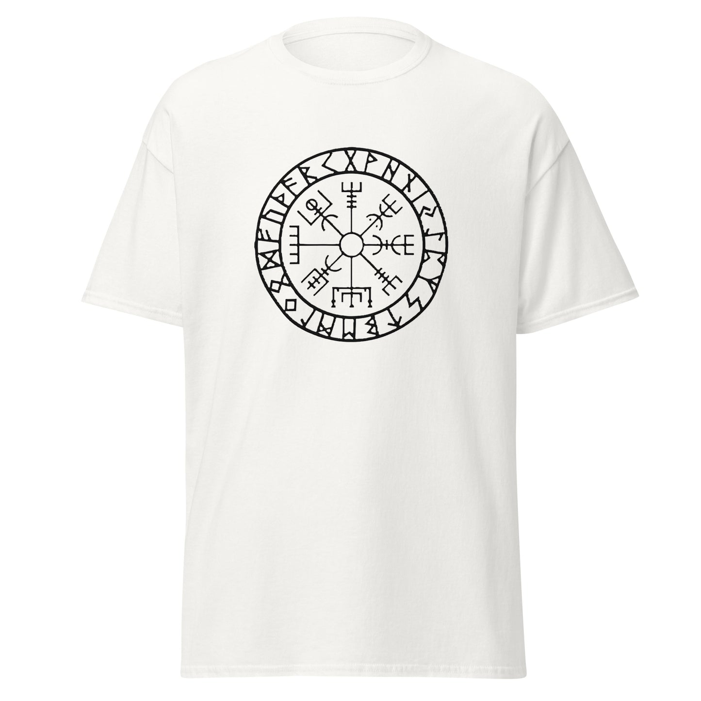 Men's Short Sleeve Cotton Rich T-Shirt - Vegvisir