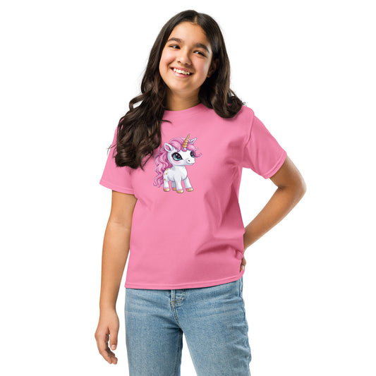 Youth Cotton Rich Classic T-Shirt - Unicorn